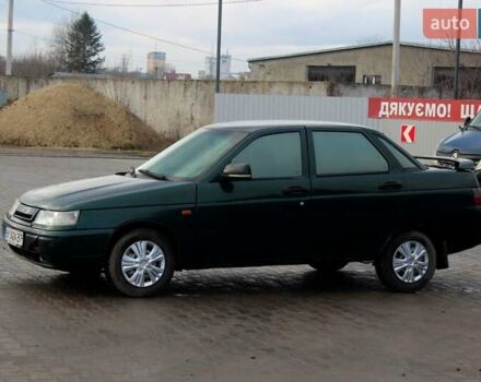 Зеленый ВАЗ 2110, объемом двигателя 1.5 л и пробегом 190 тыс. км за 1250 $, фото 4 на Automoto.ua