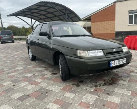 Зеленый ВАЗ 2110, объемом двигателя 1.5 л и пробегом 550 тыс. км за 1200 $, фото 1 на Automoto.ua