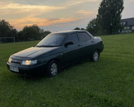 Зеленый ВАЗ 2110, объемом двигателя 1.5 л и пробегом 210 тыс. км за 1000 $, фото 1 на Automoto.ua