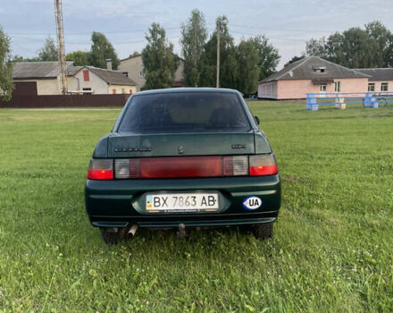 Зеленый ВАЗ 2110, объемом двигателя 1.5 л и пробегом 210 тыс. км за 1000 $, фото 4 на Automoto.ua