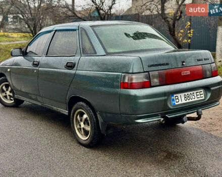 Зелений ВАЗ 2110, об'ємом двигуна 1.6 л та пробігом 200 тис. км за 1999 $, фото 2 на Automoto.ua