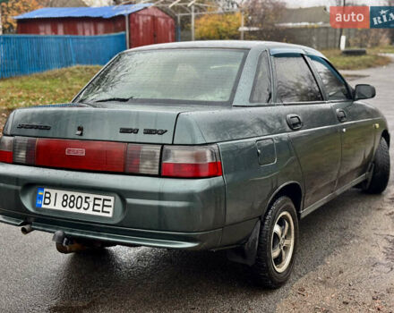 Зелений ВАЗ 2110, об'ємом двигуна 1.6 л та пробігом 200 тис. км за 1999 $, фото 3 на Automoto.ua