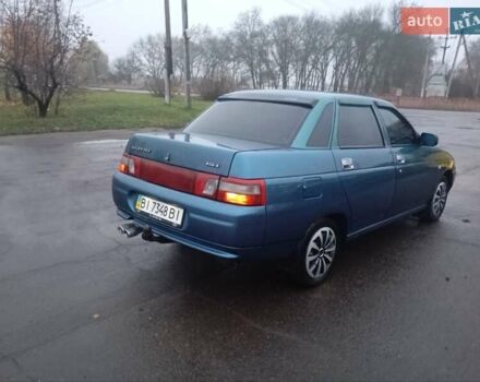 Зеленый ВАЗ 2110, объемом двигателя 1.6 л и пробегом 163 тыс. км за 1950 $, фото 2 на Automoto.ua