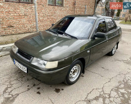 Зеленый ВАЗ 2110, объемом двигателя 1.6 л и пробегом 200 тыс. км за 2100 $, фото 1 на Automoto.ua