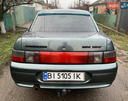 Зеленый ВАЗ 2110, объемом двигателя 1.6 л и пробегом 196 тыс. км за 1750 $, фото 2 на Automoto.ua