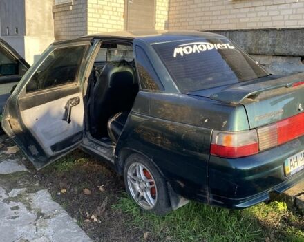 Зеленый ВАЗ 2110, объемом двигателя 1.6 л и пробегом 236 тыс. км за 1100 $, фото 3 на Automoto.ua