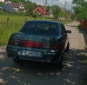 Зеленый ВАЗ 2110, объемом двигателя 1.6 л и пробегом 128 тыс. км за 1700 $, фото 1 на Automoto.ua