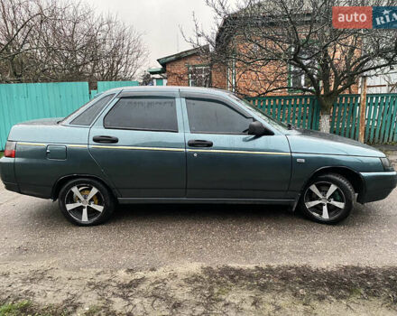 Зеленый ВАЗ 2110, объемом двигателя 1.6 л и пробегом 196 тыс. км за 1750 $, фото 4 на Automoto.ua