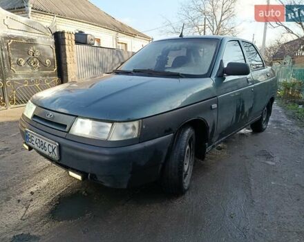 Зеленый ВАЗ 2110, объемом двигателя 1.6 л и пробегом 370 тыс. км за 1500 $, фото 3 на Automoto.ua