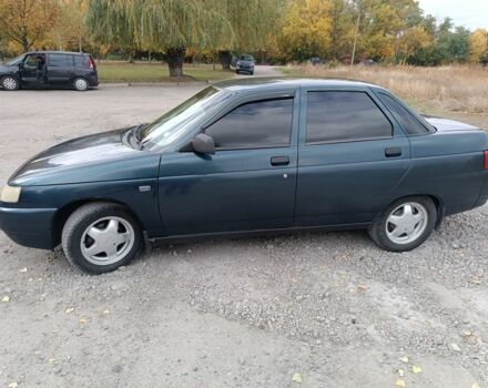 Зеленый ВАЗ 2110, объемом двигателя 1.6 л и пробегом 250 тыс. км за 2300 $, фото 1 на Automoto.ua