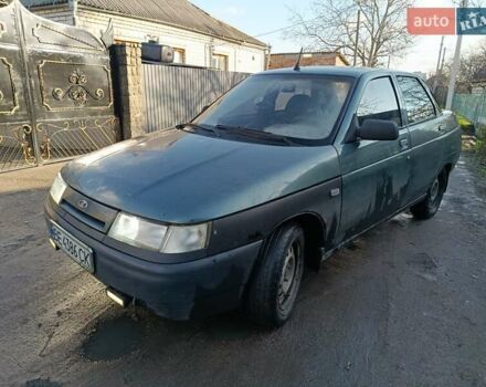 Зеленый ВАЗ 2110, объемом двигателя 1.6 л и пробегом 370 тыс. км за 1500 $, фото 5 на Automoto.ua