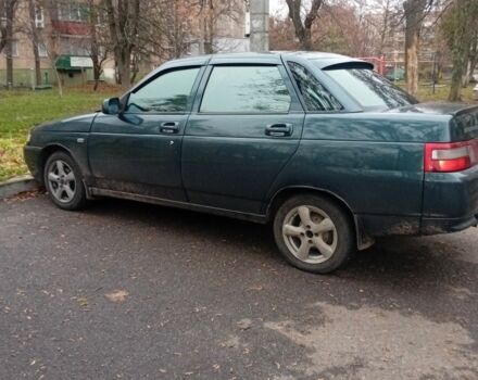 Зеленый ВАЗ 2110, объемом двигателя 1 л и пробегом 130 тыс. км за 1850 $, фото 1 на Automoto.ua