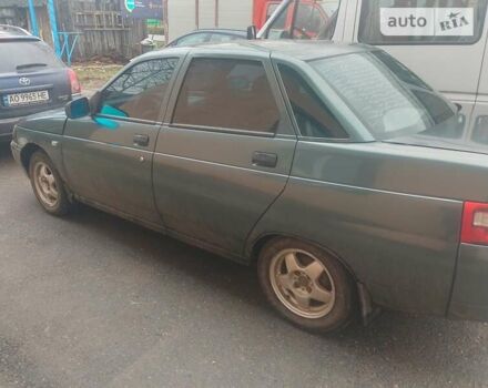 Зеленый ВАЗ 2110, объемом двигателя 1.6 л и пробегом 285 тыс. км за 700 $, фото 1 на Automoto.ua