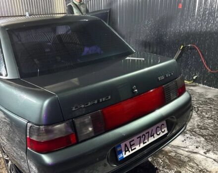 Зеленый ВАЗ 2110, объемом двигателя 1.6 л и пробегом 180 тыс. км за 2100 $, фото 3 на Automoto.ua