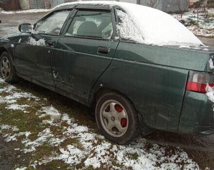 Зеленый ВАЗ 2110, объемом двигателя 1.6 л и пробегом 123 тыс. км за 2300 $, фото 2 на Automoto.ua