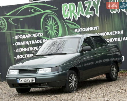 Зеленый ВАЗ 2110, объемом двигателя 1.6 л и пробегом 275 тыс. км за 2750 $, фото 2 на Automoto.ua