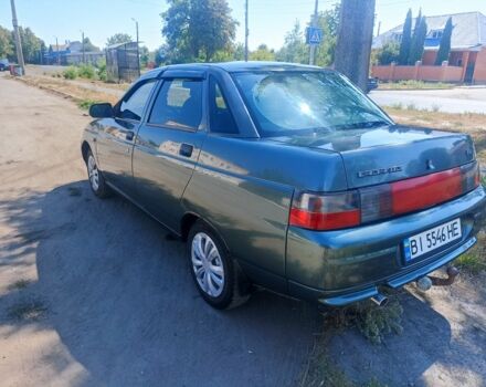 Зеленый ВАЗ 2110, объемом двигателя 1 л и пробегом 168 тыс. км за 2800 $, фото 6 на Automoto.ua