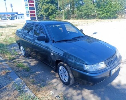 Зеленый ВАЗ 2110, объемом двигателя 1 л и пробегом 168 тыс. км за 2800 $, фото 2 на Automoto.ua