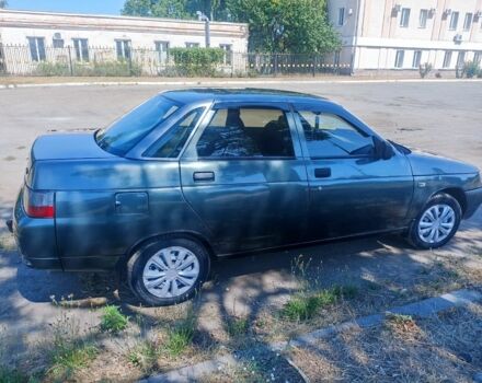 Зеленый ВАЗ 2110, объемом двигателя 1 л и пробегом 168 тыс. км за 2800 $, фото 4 на Automoto.ua