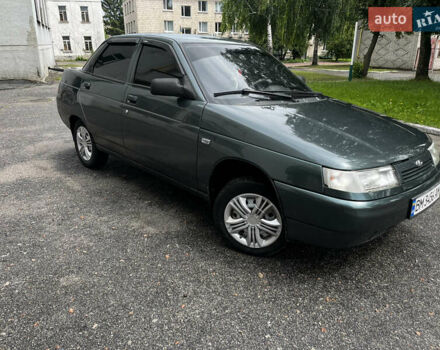 Зеленый ВАЗ 2110, объемом двигателя 1.6 л и пробегом 75 тыс. км за 3555 $, фото 2 на Automoto.ua