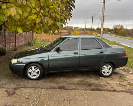 Зеленый ВАЗ 2110, объемом двигателя 1.6 л и пробегом 247 тыс. км за 2700 $, фото 1 на Automoto.ua