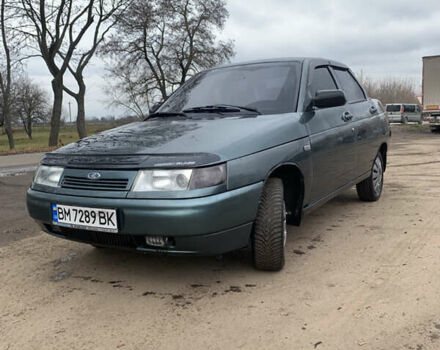 Зеленый ВАЗ 2110, объемом двигателя 1.6 л и пробегом 213 тыс. км за 2750 $, фото 1 на Automoto.ua