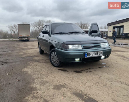 Зеленый ВАЗ 2110, объемом двигателя 1.6 л и пробегом 213 тыс. км за 2750 $, фото 1 на Automoto.ua