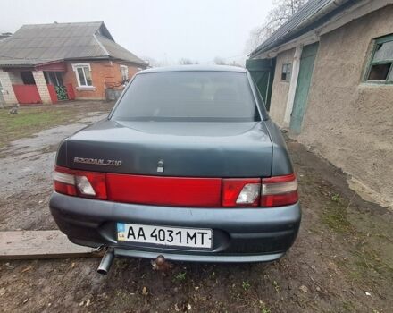 Зеленый ВАЗ 2110, объемом двигателя 1.6 л и пробегом 200 тыс. км за 1750 $, фото 1 на Automoto.ua