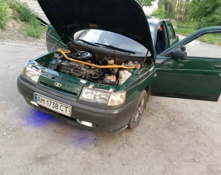 Зелений ВАЗ 2110, об'ємом двигуна 1 л та пробігом 330 тис. км за 1600 $, фото 1 на Automoto.ua