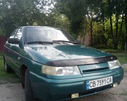 Зеленый ВАЗ 2110, объемом двигателя 1.5 л и пробегом 252 тыс. км за 1250 $, фото 1 на Automoto.ua