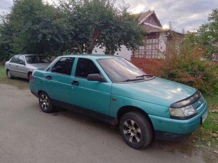 Зеленый ВАЗ 2110, объемом двигателя 1.5 л и пробегом 350 тыс. км за 1155 $, фото 1 на Automoto.ua