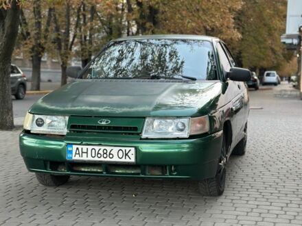 Зеленый ВАЗ 2110, объемом двигателя 1.5 л и пробегом 330 тыс. км за 606 $, фото 1 на Automoto.ua