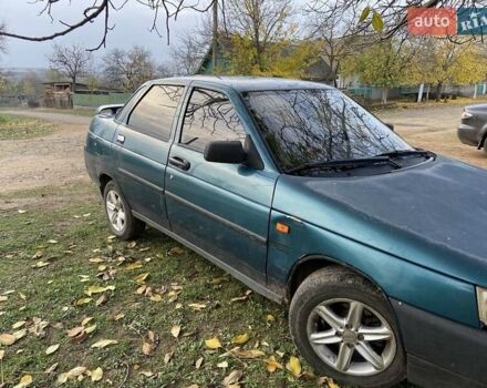 Зеленый ВАЗ 2110, объемом двигателя 1.5 л и пробегом 230 тыс. км за 1200 $, фото 1 на Automoto.ua