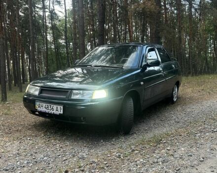 Зеленый ВАЗ 2110, объемом двигателя 1.5 л и пробегом 125 тыс. км за 1200 $, фото 1 на Automoto.ua