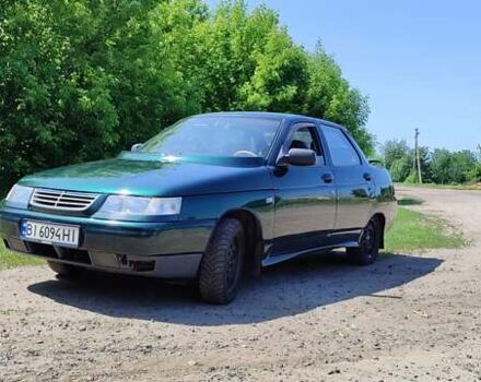 Зелений ВАЗ 2110, об'ємом двигуна 1.5 л та пробігом 154 тис. км за 1500 $, фото 1 на Automoto.ua