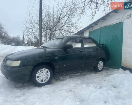 Зеленый ВАЗ 2110, объемом двигателя 1.5 л и пробегом 260 тыс. км за 1200 $, фото 1 на Automoto.ua