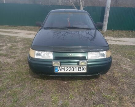 Зеленый ВАЗ 2110, объемом двигателя 1.5 л и пробегом 100 тыс. км за 900 $, фото 1 на Automoto.ua