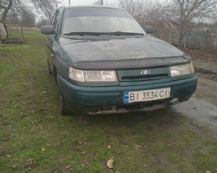 Зеленый ВАЗ 2110, объемом двигателя 1.5 л и пробегом 100 тыс. км за 800 $, фото 1 на Automoto.ua