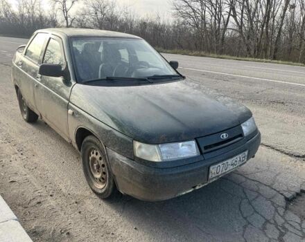 Зеленый ВАЗ 2110, объемом двигателя 1.5 л и пробегом 270 тыс. км за 650 $, фото 1 на Automoto.ua