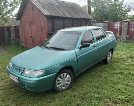 Зеленый ВАЗ 2110, объемом двигателя 1.5 л и пробегом 193 тыс. км за 1200 $, фото 1 на Automoto.ua