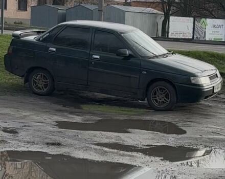 Зеленый ВАЗ 2110, объемом двигателя 1.6 л и пробегом 238 тыс. км за 1300 $, фото 1 на Automoto.ua