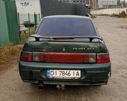 Зеленый ВАЗ 2110, объемом двигателя 1.5 л и пробегом 434 тыс. км за 520 $, фото 1 на Automoto.ua