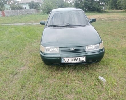 Зеленый ВАЗ 2110, объемом двигателя 1.5 л и пробегом 370 тыс. км за 2200 $, фото 1 на Automoto.ua