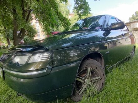 Зеленый ВАЗ 2110, объемом двигателя 2 л и пробегом 80 тыс. км за 3000 $, фото 1 на Automoto.ua