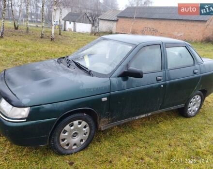 Зелений ВАЗ 2110, об'ємом двигуна 1.6 л та пробігом 293 тис. км за 1200 $, фото 1 на Automoto.ua