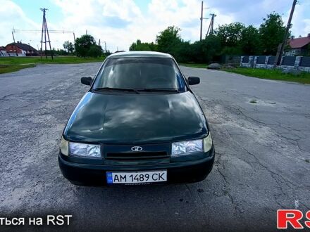 Зеленый ВАЗ 2110, объемом двигателя 1.5 л и пробегом 256 тыс. км за 1400 $, фото 1 на Automoto.ua