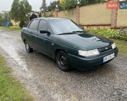 Зеленый ВАЗ 2110, объемом двигателя 1.5 л и пробегом 230 тыс. км за 850 $, фото 1 на Automoto.ua