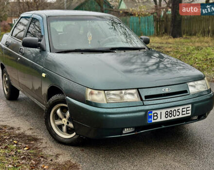 Зелений ВАЗ 2110, об'ємом двигуна 1.6 л та пробігом 200 тис. км за 1999 $, фото 1 на Automoto.ua