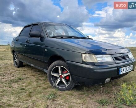 Зеленый ВАЗ 2110, объемом двигателя 1.6 л и пробегом 222 тыс. км за 2600 $, фото 1 на Automoto.ua