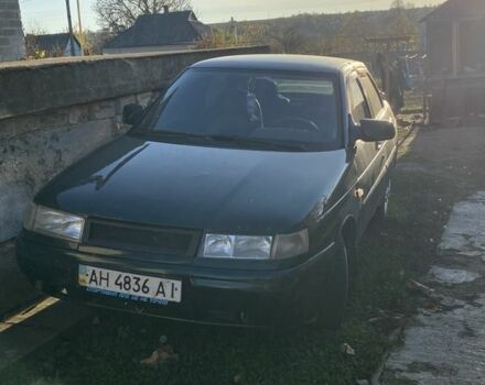 Зеленый ВАЗ 2110, объемом двигателя 1.6 л и пробегом 236 тыс. км за 1100 $, фото 1 на Automoto.ua